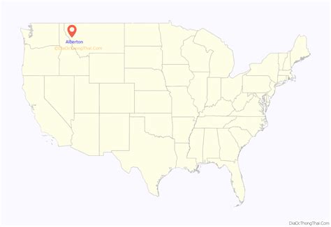 Map of Alberton town - Thong Thai Real