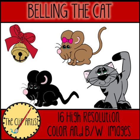 Belling The Cat Aesops Fable Clip Art Teaching Resources