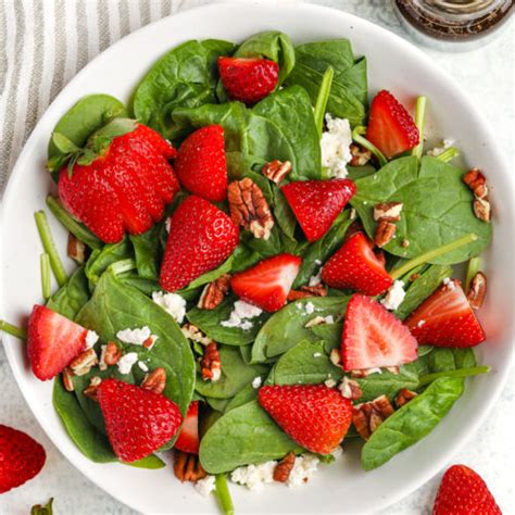 Strawberry Spinach Salad Recipe Life With Ayla Rianne