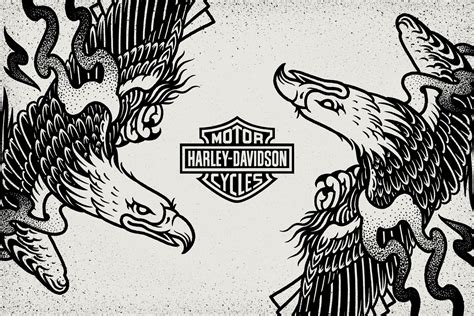 Harley Davidson Illustrations Behance