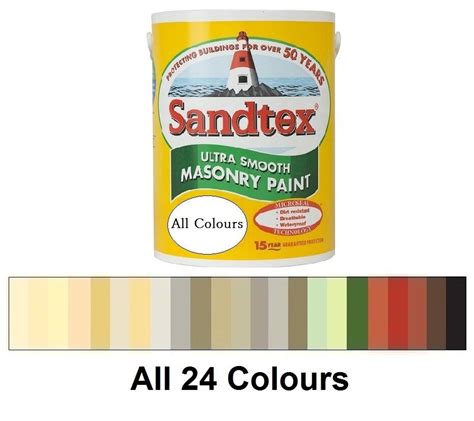 Sandtex Masonry Paint Colour Chart 2024 - Dorian Lethia