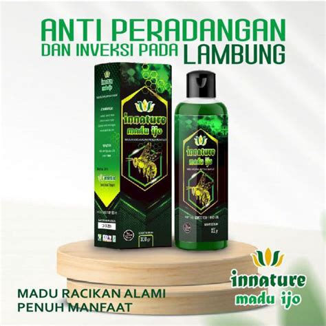 Jual Madu Ijo Innature Gr Asli Madu Hijau Obat Asam Lambung Maag