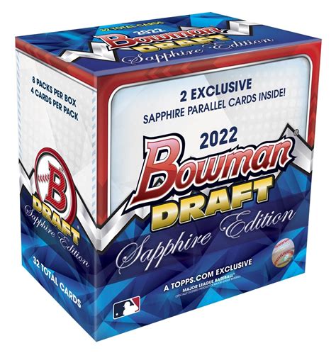 Bowman Draft Sapphire Baseball Hobby Box Da Card World