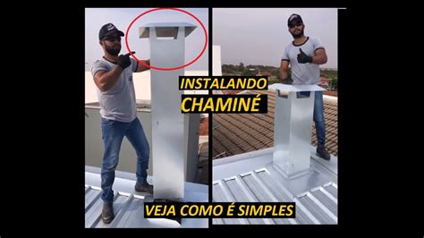 Como Instalado Chamin No Telhado Youtube