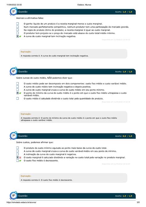 Simulado Economia Empresarial 02 Economia Empresarial 01