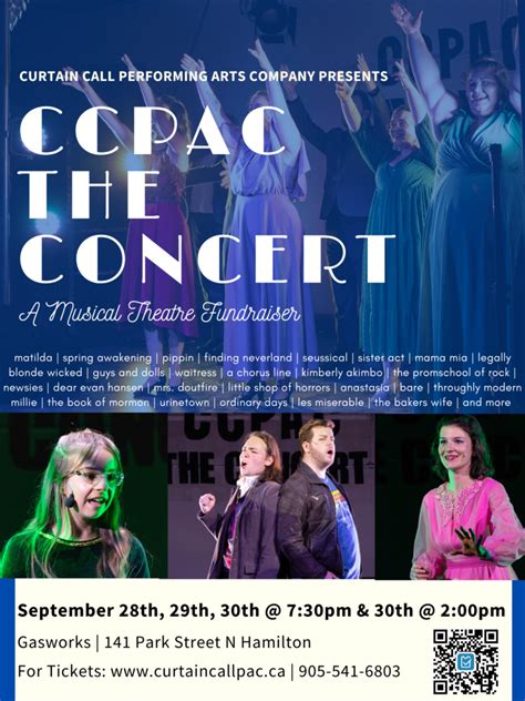 Ccpac The Concert A Musical Theatre Fundraiser The Arty Crowd