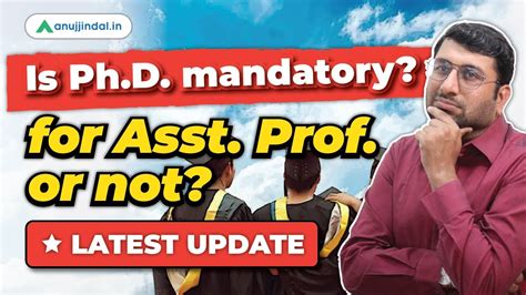 Ugc Latest Update Phd Mandatory For Assistant Professor Assistant