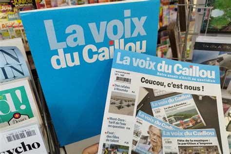 La voix du Caillou le premier numéro du quotidien est paru