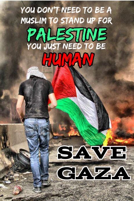 Save Gaza Template Postermywall