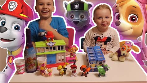 Щенячий патруль открываем Свит Бокс игрушки Paw Patrol Видео для детей ...