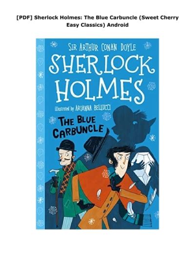 Pdf Sherlock Holmes The Blue Carbuncle Sweet Cherry Easy Classics