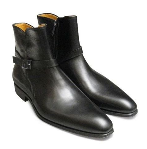 Men Jodhpurs Boot Black Genuine Leather Boot Leather Rebelsmarket