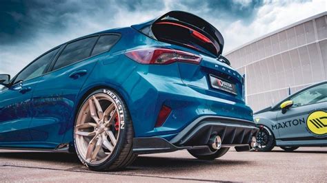 Rear Fiberglass Splitter Ford Focus Mk4 St Line 2018 Up Scc Performance