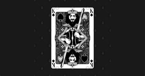 King Of Spades Card T Shirt TeePublic