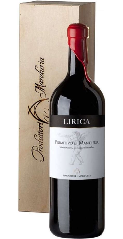 Magnum Liters Primitivo Di Manduria Lirica Doc In Box