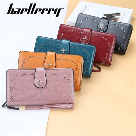 Baellerrys High Quality Pu Leather Long Multi Purpose Womens Zipper