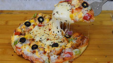 Volcano Cheese Burst Pizza Street Style By Lively Cooking Street Food