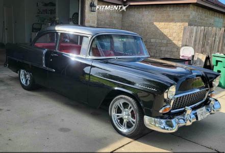 1955 Chevrolet Two Ten Series With 17x7 0 Ridler 606 And 245 45R17