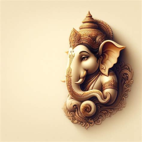 Premium Photo Lord Ganesh Head Image Background