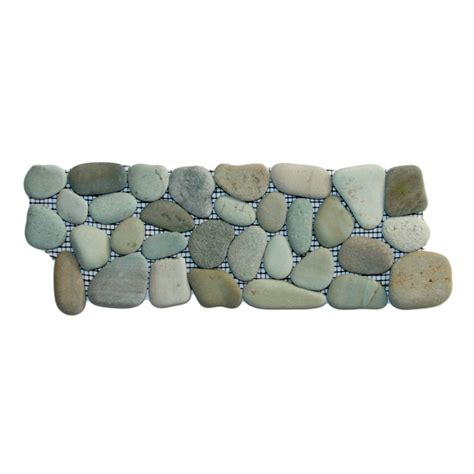 Sea Green Pebble Tile Border Subway Tile Outlet