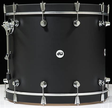 DW Design Series 7pc Drum Set - Black Satin