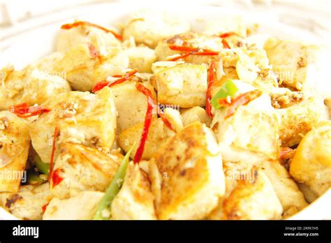 Spicy Hot Bean Curd Stock Photo Alamy