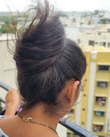 Village Barber Stories Telugu House Wife S Silky Long Hair Style Images