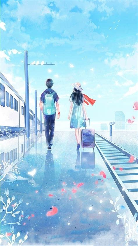 Anime Couples Holding Hands Wallpaper