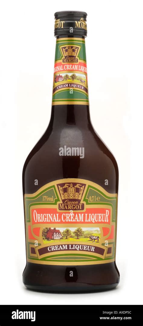 original cream liqueur queen margot Stock Photo - Alamy