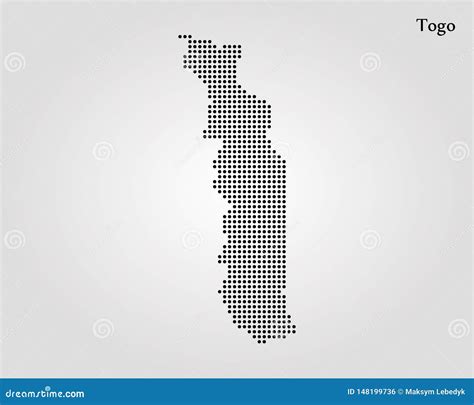 Mapa De Togo Ilustraci N Del Vector Correspondencia De Mundo Stock De