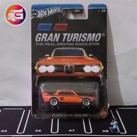 Hot Wheels Bmw Csl Race Car Gran Turismo Bad Card Shopee