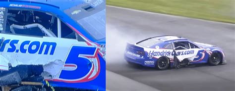 Re Live Kyle Larsons Spine Chilling Talladega Crash That Sent