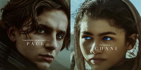 Dunes Character Posters Give Closer Look At Timothee Chalamet Zendaya