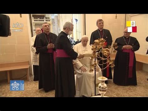 Prière du pape François au sanctuaire de Notre Dame de Ta Pinu KTOTV