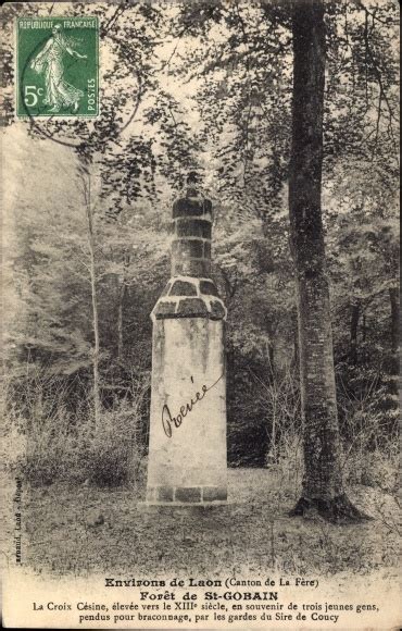 Ansichtskarte Postkarte St Gobain Aisne Foret La Akpool De