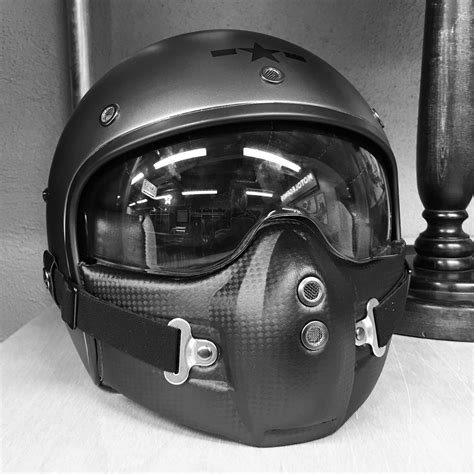 Fighter Pilot Motorcycle Helmet Stampbillo