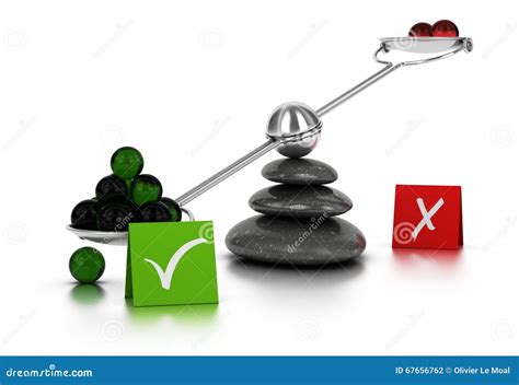 Pros Cons Balance Scale Concept Royalty Free Stock Photography