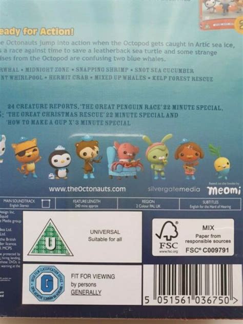 Octonauts The First Collection Dvd 2012 3 Disc Set Box Set For