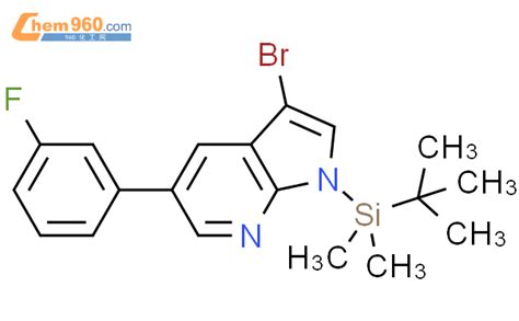 611226 89 2 3 Bromo 5 3 Fluorophenyl Pyrrolo 2 3 B Pyridin 1 Yl Tert