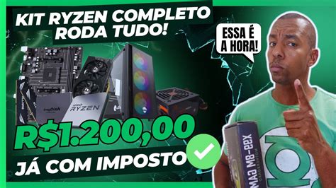 MONTEI UM PC GAMER DE R 1200 NO ALIEXPRESS PARA RODAR TUDO JÁ