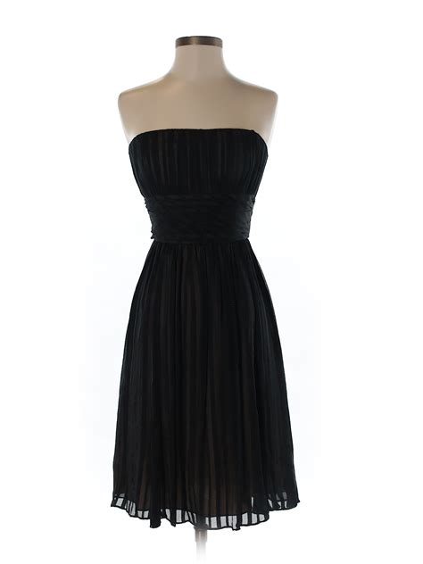 Bcbgmaxazria Solid Black Cocktail Dress Size 4 80 Off Thredup