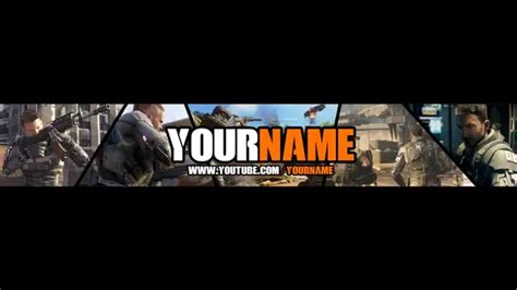 Call Of Duty Banner Template Download Below Youtube