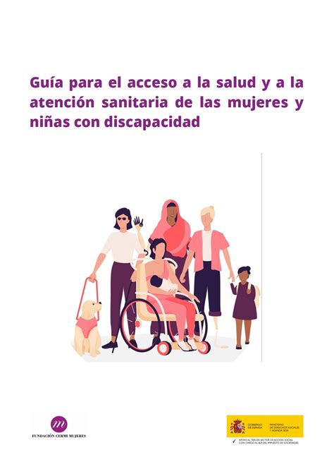 Cermi Mujeres Presenta Una Guía Para Mejorar El Acceso A La Salud Y A