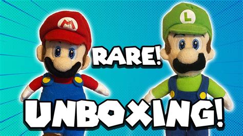 Rare Mario Party 5 Mario And Luigi Plush Unboxing Youtube