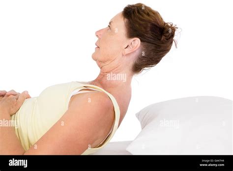 Mature Woman Bed Hi Res Stock Photography And Images Alamy