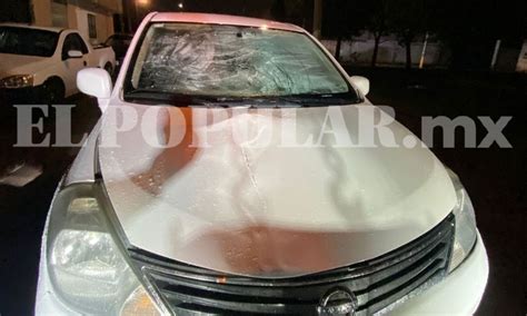 Peatón resulta herido al ser atropellado San Francisco Totimehuacan