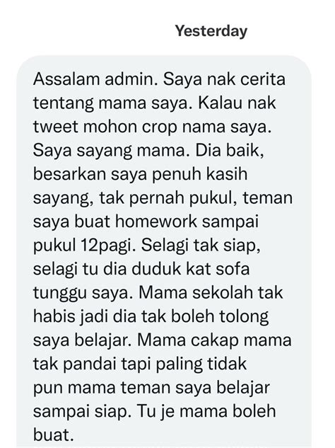 Emosi On Twitter Mama Tersayang Kena Dementia Semakin Hari Semakin