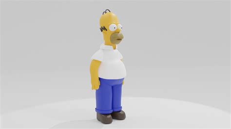 Homer Simpson The Simpsons Character 3d Model Cgtrader