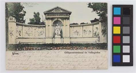 Wien Grillparzerdenkmal Im Volksgarten Wien Museum Online Sammlung