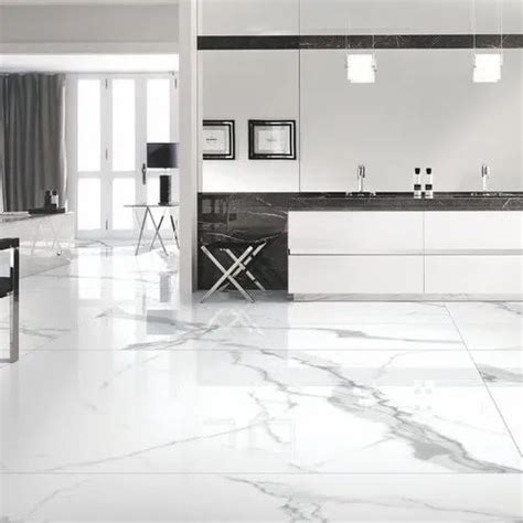 White Kajaria Vitrified Floor Tiles Size 2x2 Feet At Best Price In